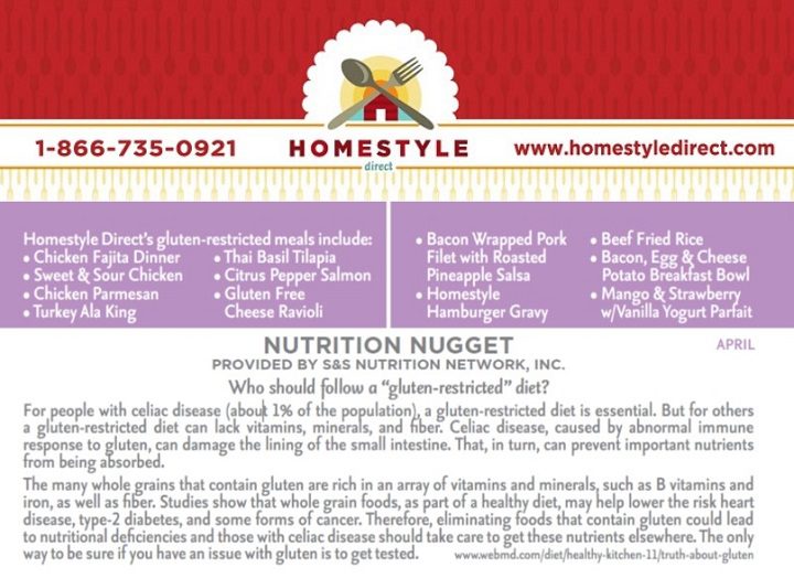 Nutrition Nugget... - Nutrition Nugget Homestyle April 2017 1