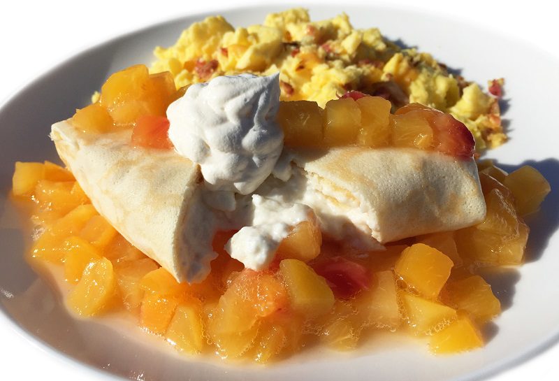 Peach Filled Crepe... - image 65