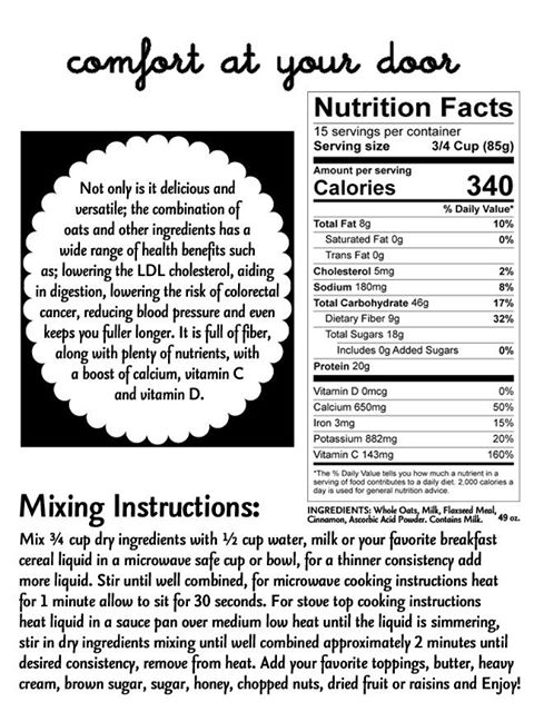 Breakfast Power Cereal... - Cereal Instructions