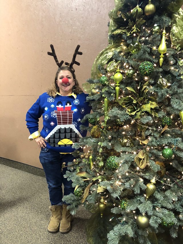Ugly Sweater Day on Friday... - sweater c