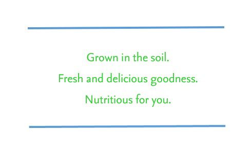 National Haiku Poetry Day... - grown in the soil c