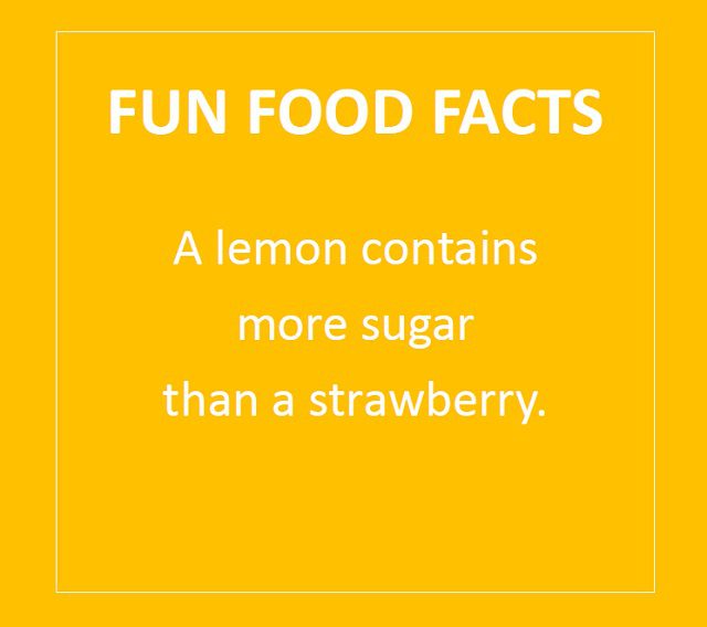 Fun Food Facts... - Fun Facts 01