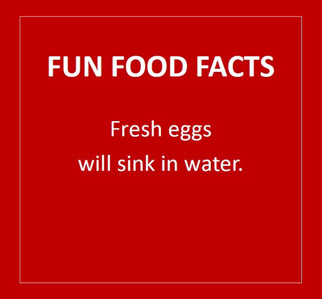 Fun Food Facts... - Fun Facts Eggs c