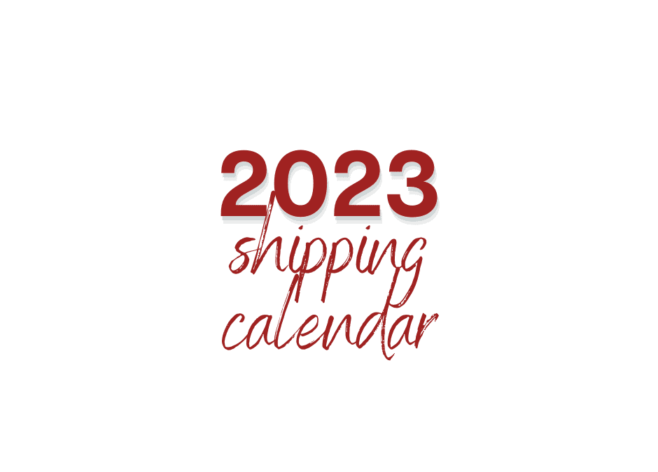 2023 Ship Calendar